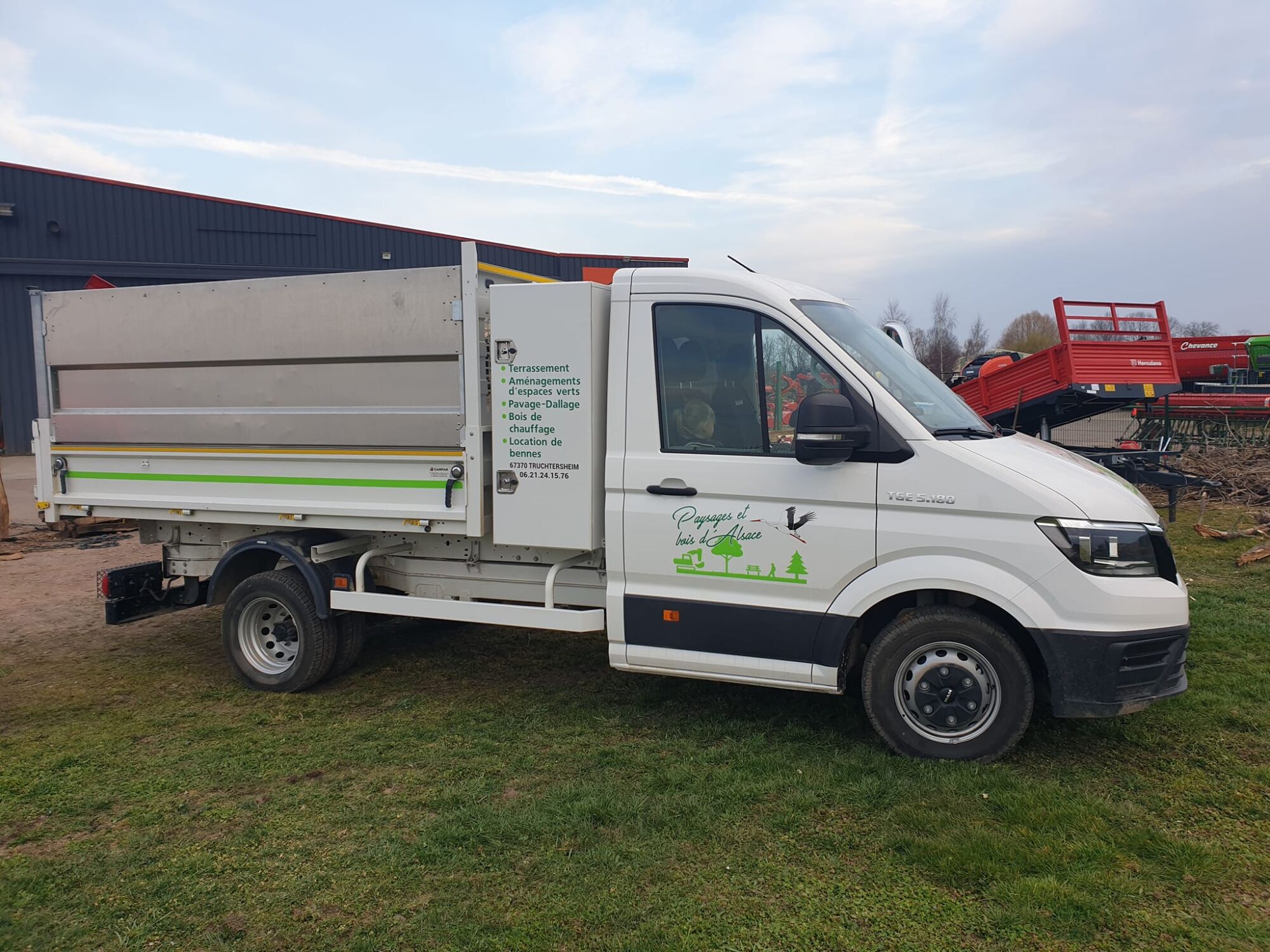 CAMIONETTE MAN | Paysages et bois alsace Paysages bois alsace, votre partenaire local Erstein