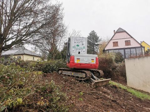 DEFRICHAGE1 | Paysages et bois alsace Entreprise de terrassement et petite démolition aux alentours de Brumath et Mundolsheim Haguenau 1